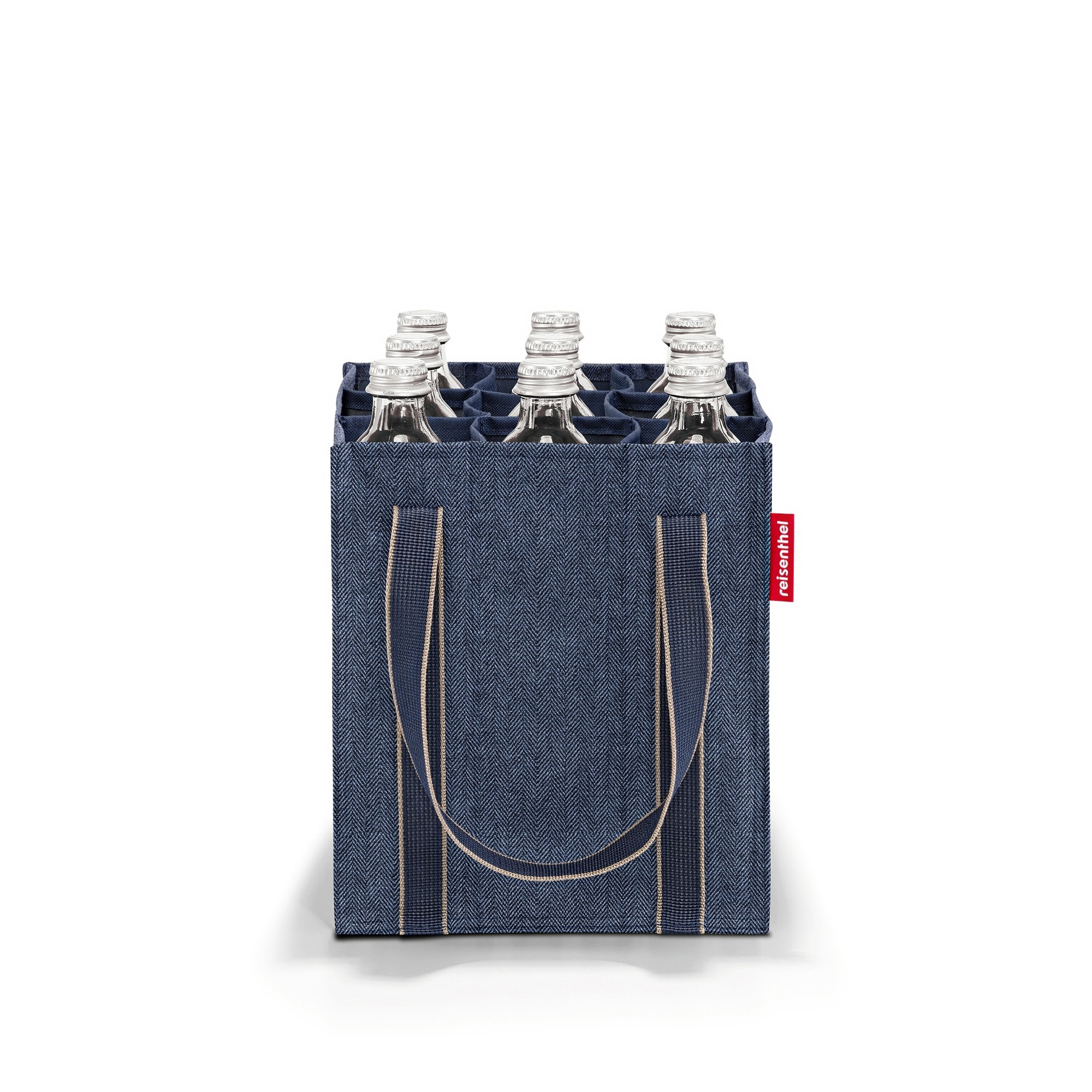reisenthel - bottlebag - herringbone dark blue reisenthel - bottlebag - herringbone dark blue