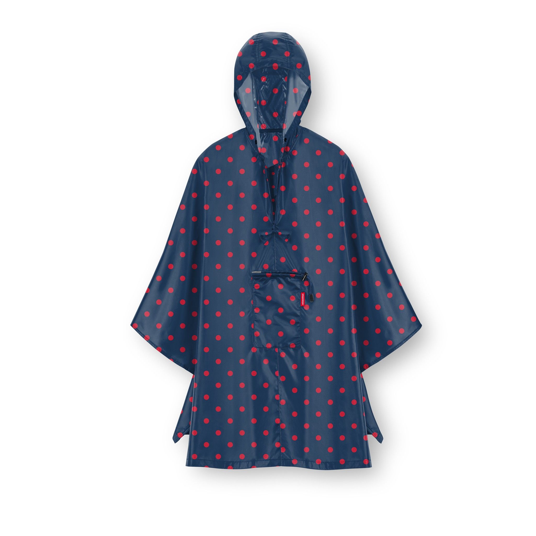 reisenthel - mini maxi poncho - mixed dots red reisenthel - mini maxi poncho - mixed dots red