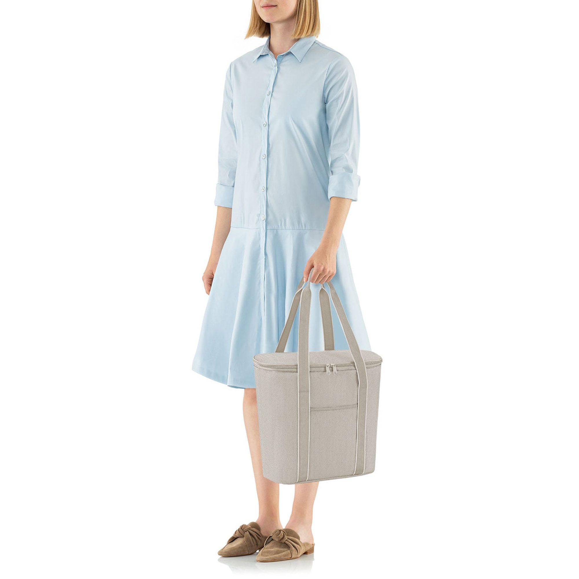 reisenthel - thermoshopper - herringbone sand reisenthel - thermoshopper - herringbone sand