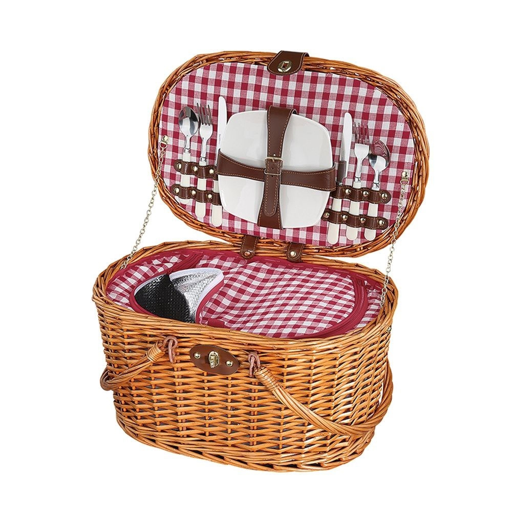 cilio - Picnic basket RIVA light brown