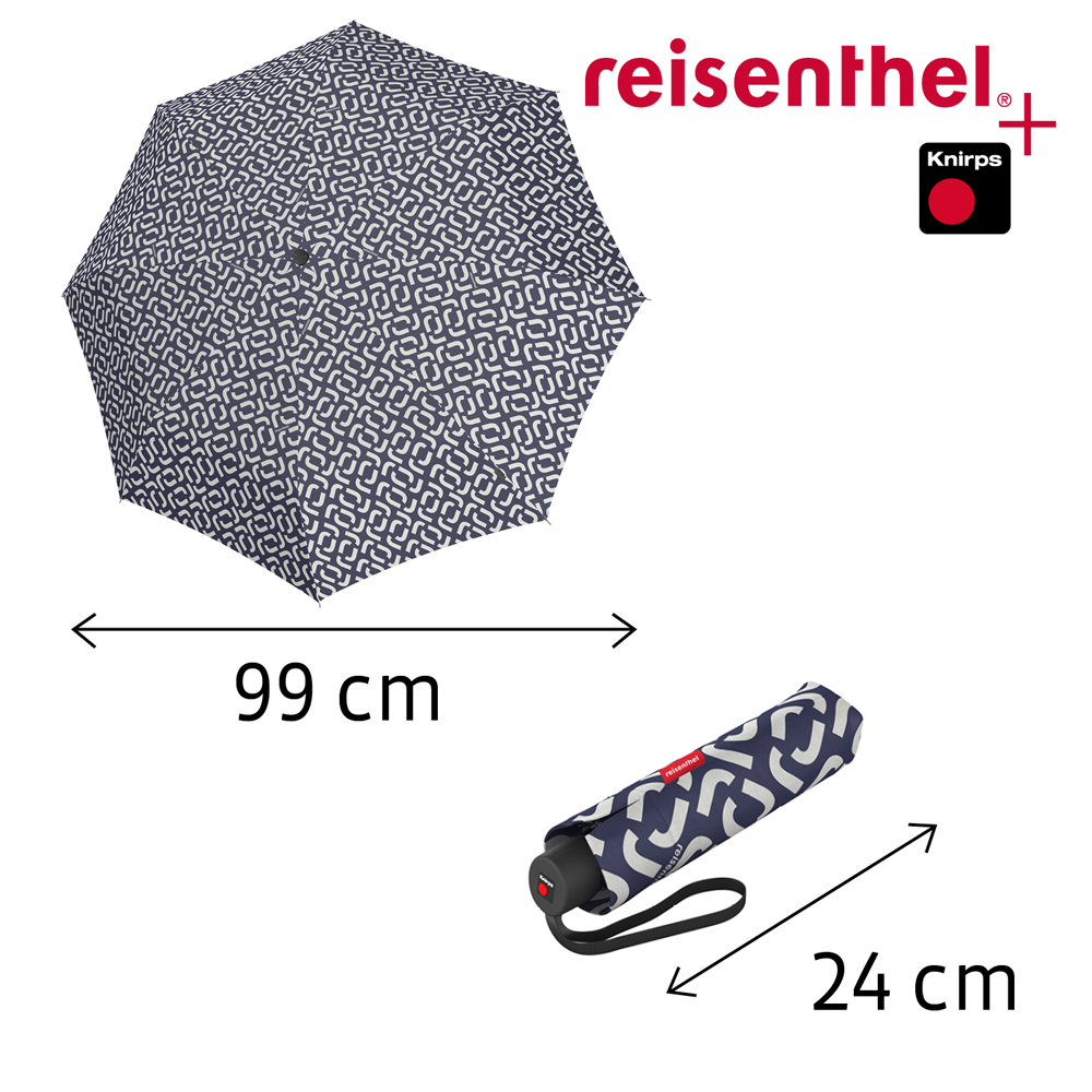 reisenthel - umbrella pocket classic - signature navy reisenthel - umbrella pocket classic - signature navy