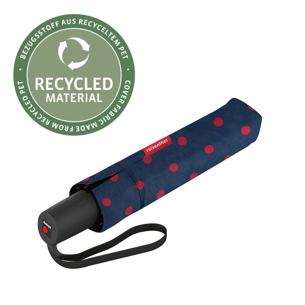 reisenthel - umbrella pocket duomatic - mixed dots red reisenthel - umbrella pocket duomatic - mixed dots red