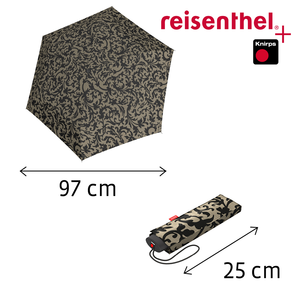 reisenthel - umbrella pocket mini - baroque taupe reisenthel - umbrella pocket mini - baroque taupe