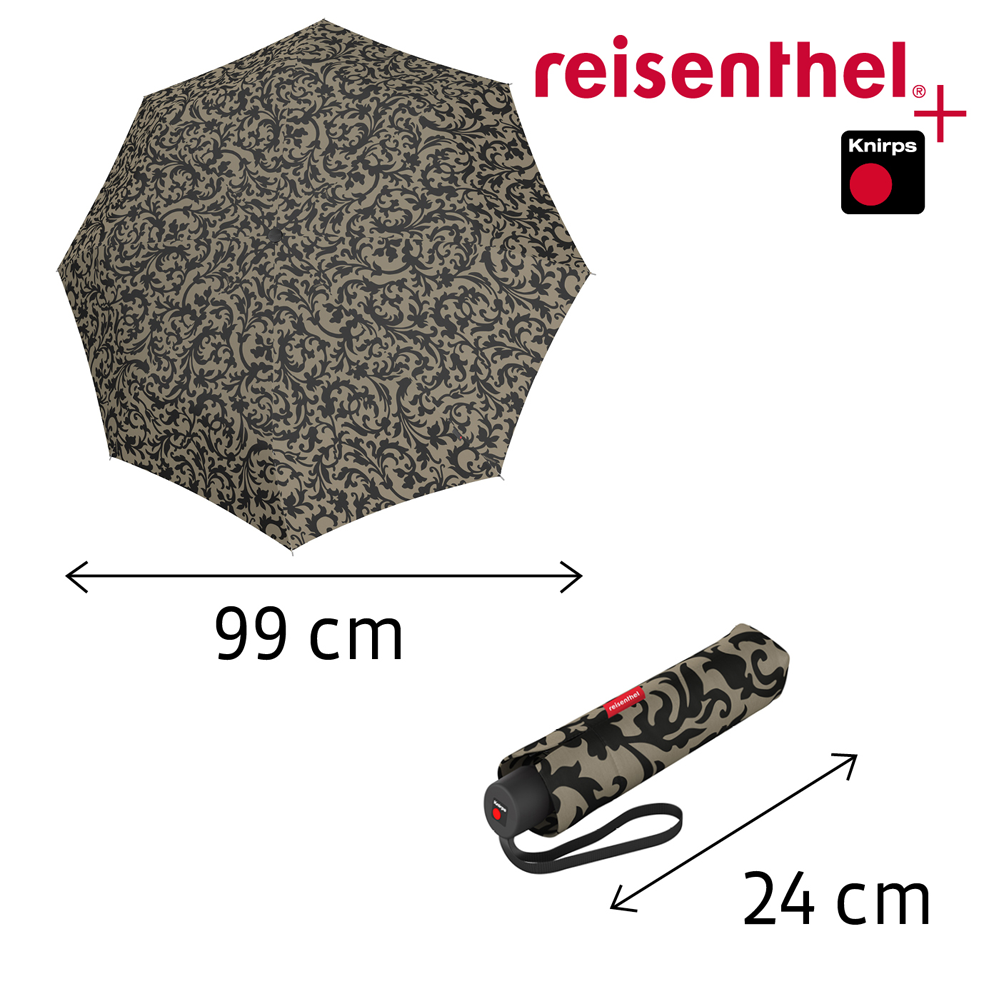 reisenthel - umbrella pocket classic - baroque taupe reisenthel - umbrella pocket classic - baroque taupe
