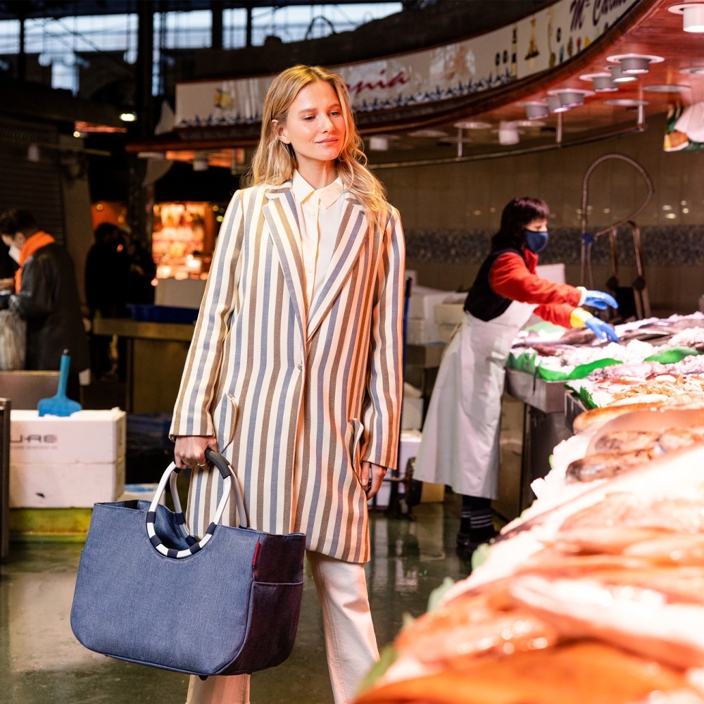 reisenthel - loopshopper L - twist blue reisenthel - loopshopper L - twist blue