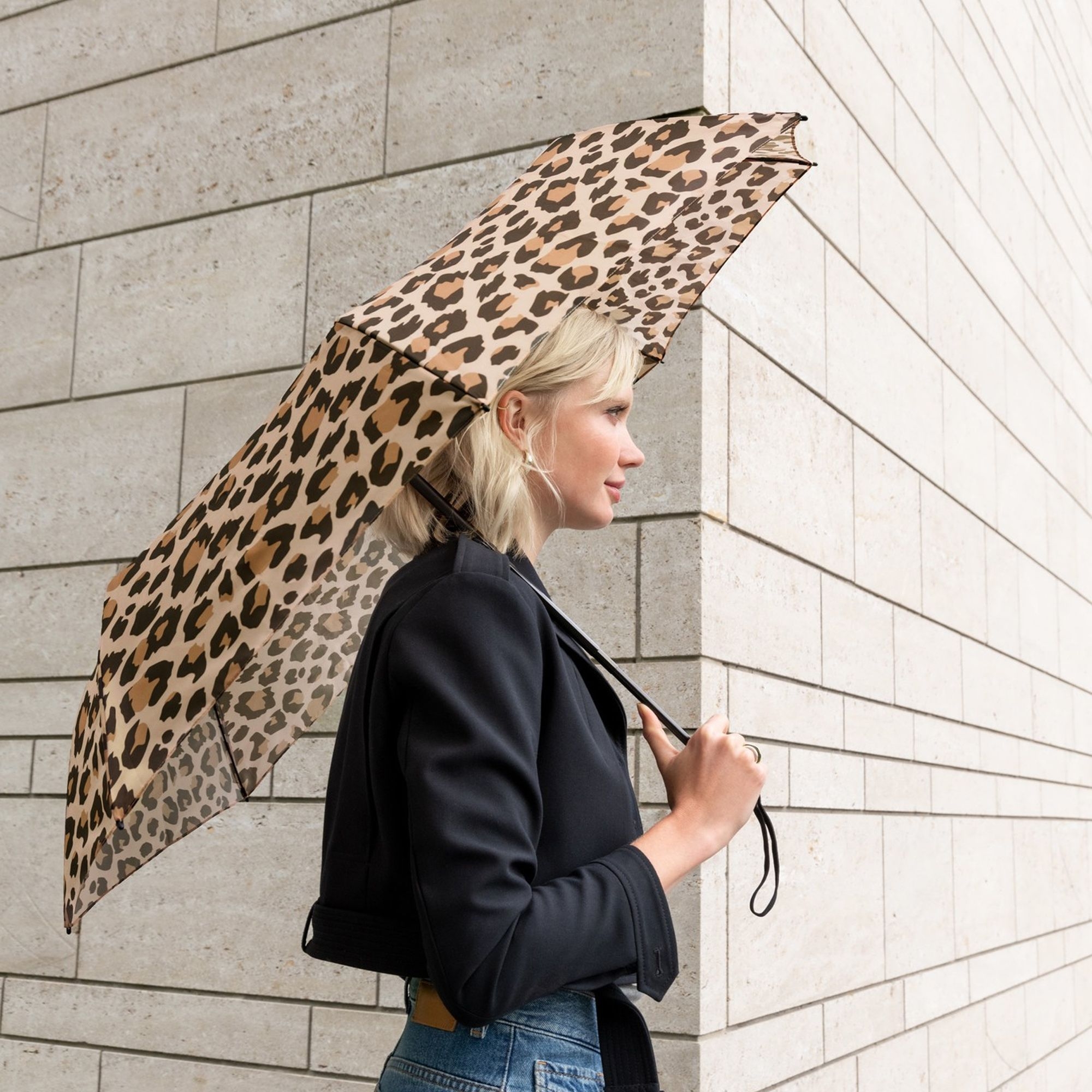 reisenthel - umbrella pocket duomatic - leo macchiato reisenthel - umbrella pocket duomatic - leo macchiato