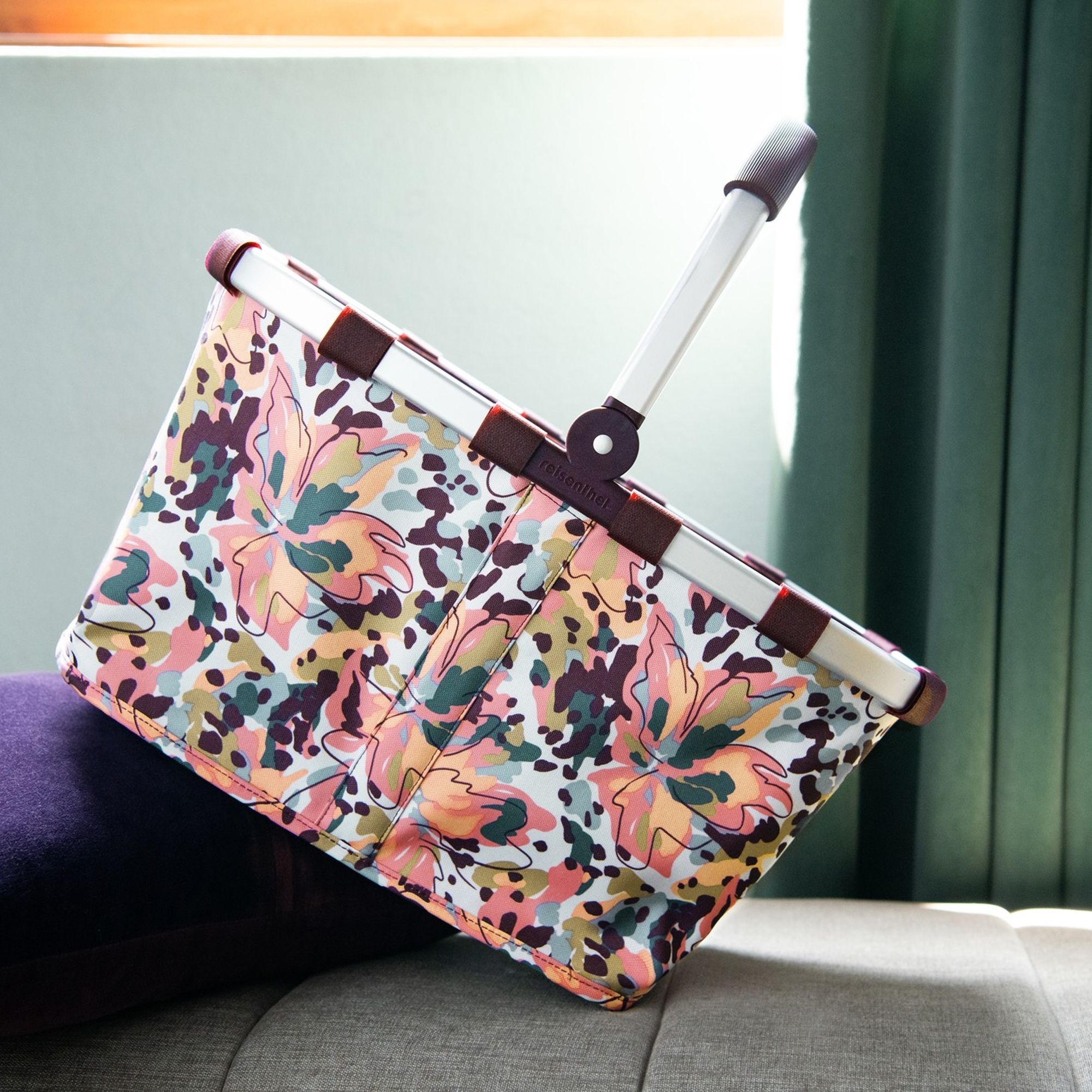 Cestino Per Spesa Reisenthel Carrybag - 22 Litri, Tessuto Idrorepellente, Design Elegante, Nero - Foto 6