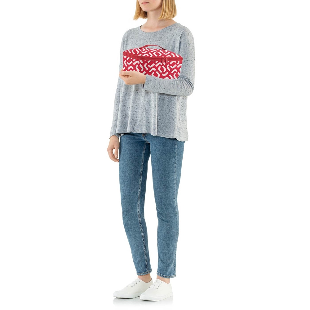 reisenthel - coolerbag M pocket - signature red reisenthel - coolerbag M pocket - signature red