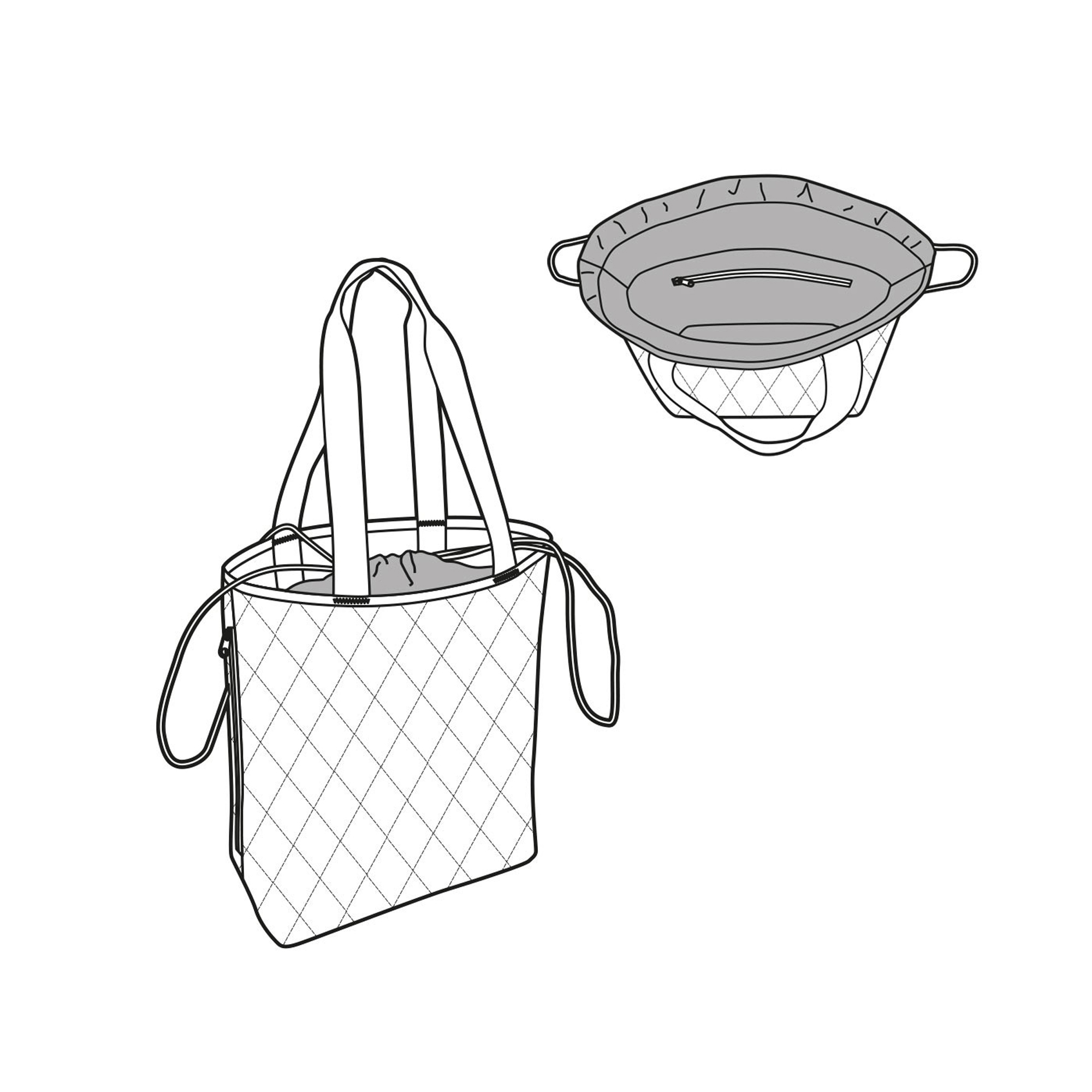 reisenthel - classic shopper M - rhombus ginger reisenthel - classic shopper M - rhombus ginger