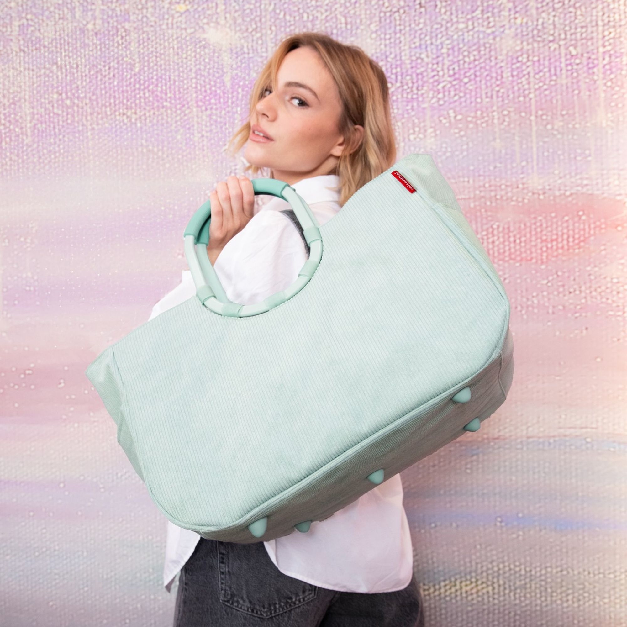 reisenthel - loopshopper L - frame cord mint