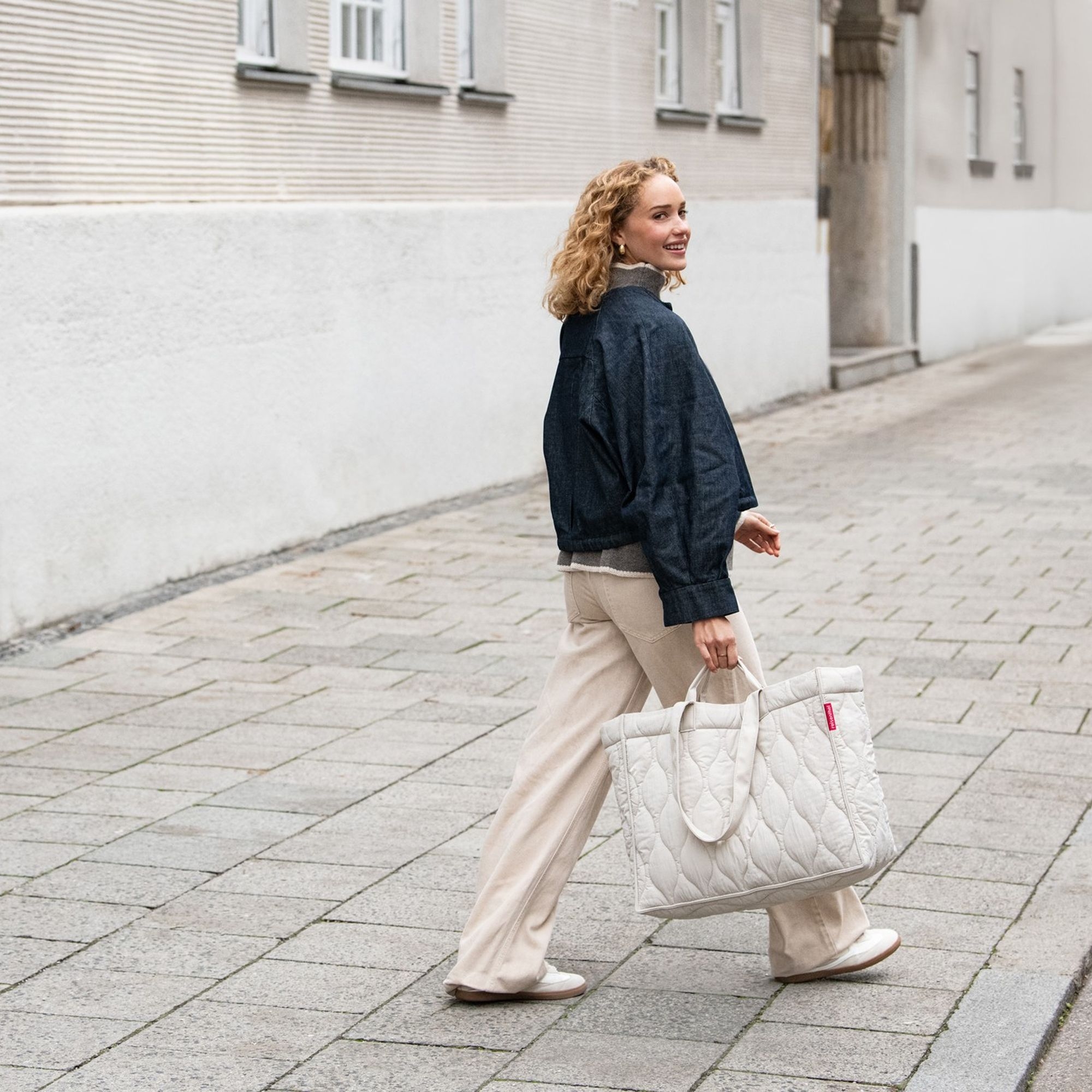 reisenthel - softshopper - puffer stone