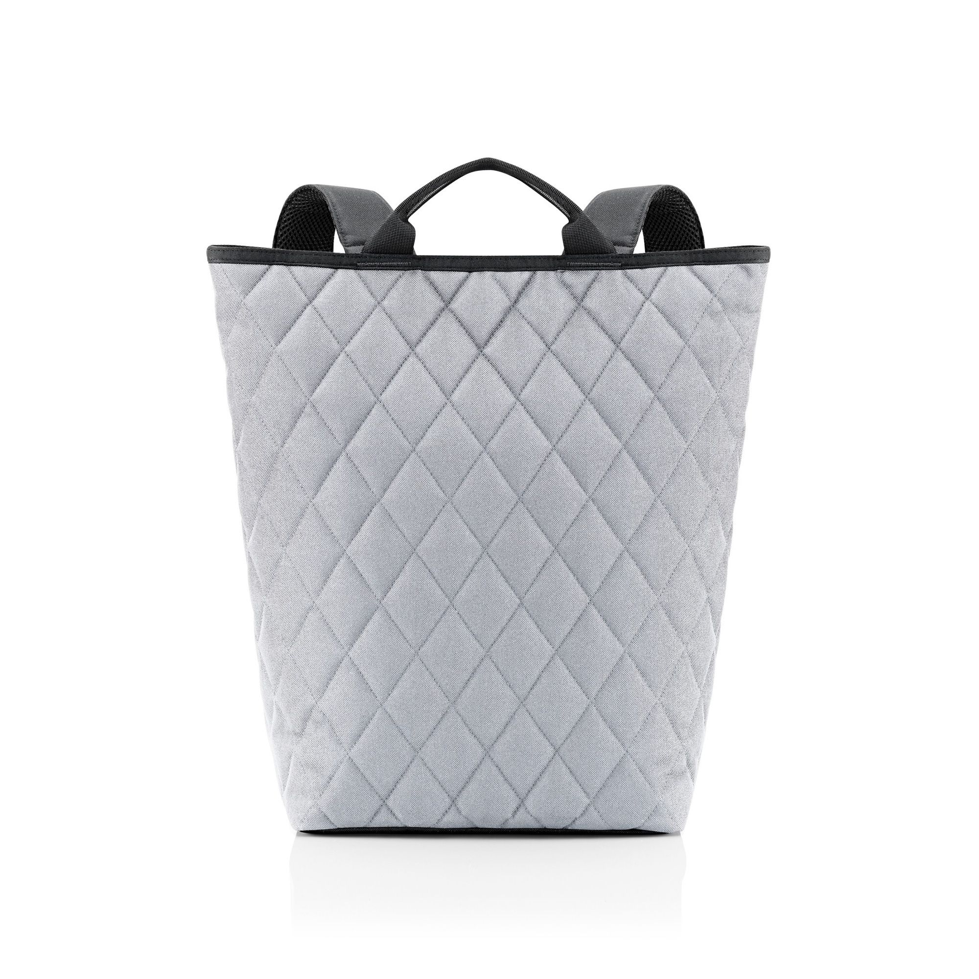 reisenthel - shopper backpack -  rhombus light grey