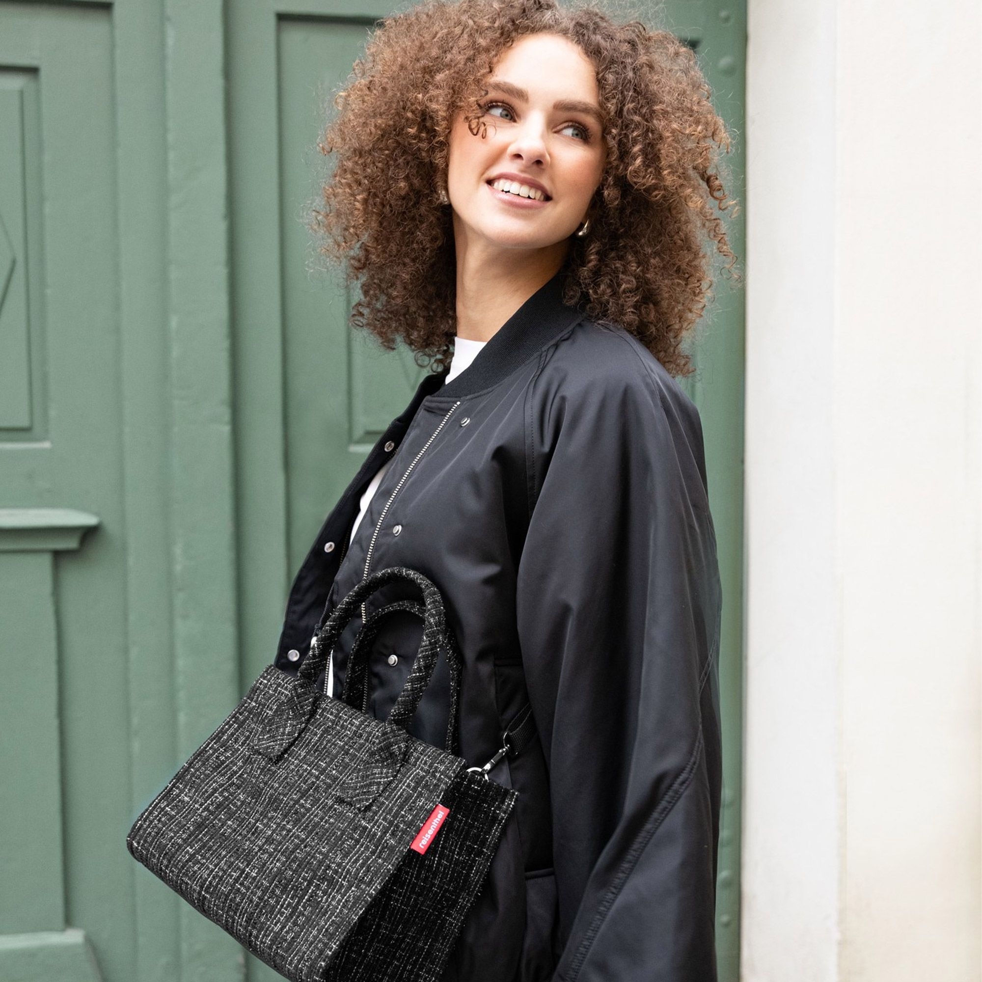 reisenthel - daily shopper XS - bouclé black
