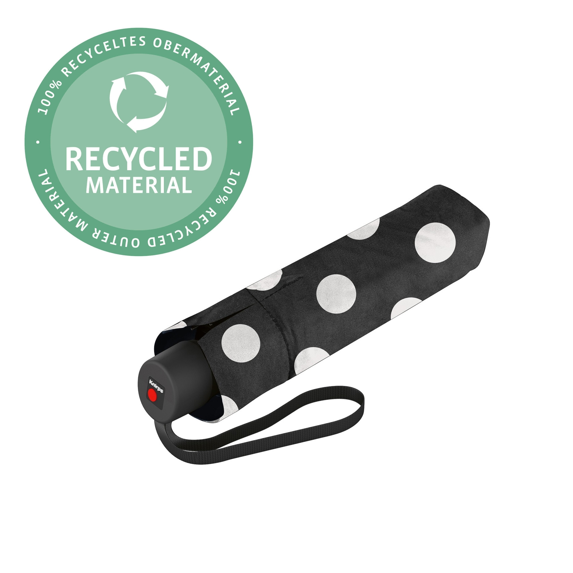 reisenthel - umbrella pocket classic - dots white reisenthel - umbrella pocket classic - dots white