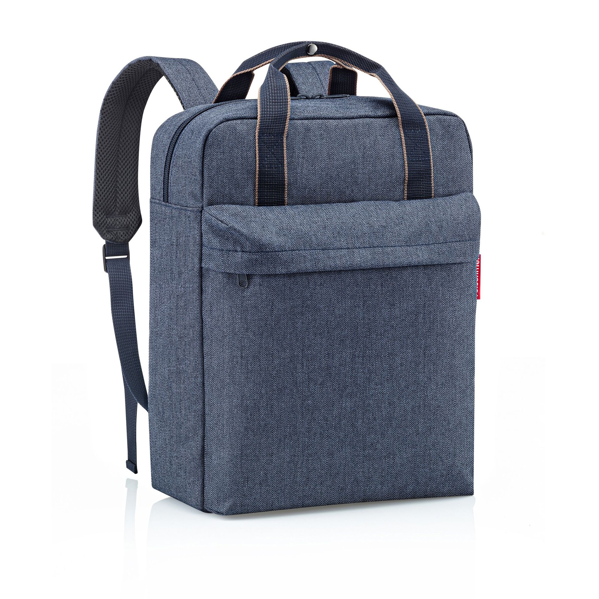 reisenthel - allday backpack m - herringbone dark blue reisenthel - allday backpack m - herringbone dark blue