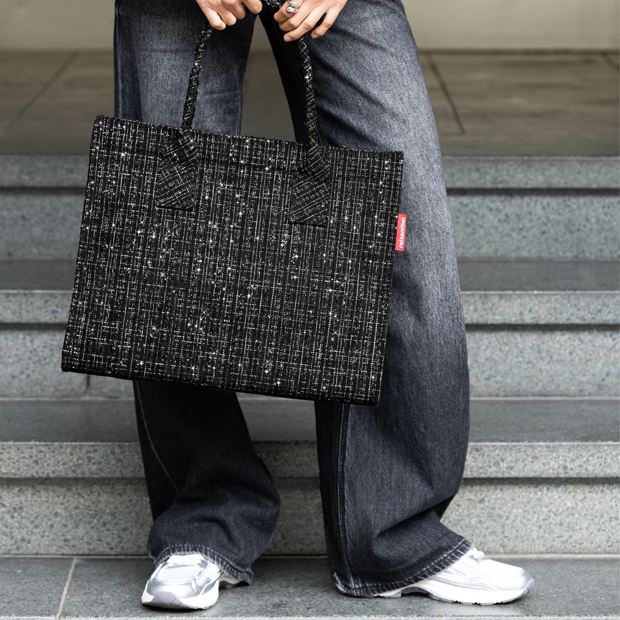 reisenthel - daily shopper - bouclé black