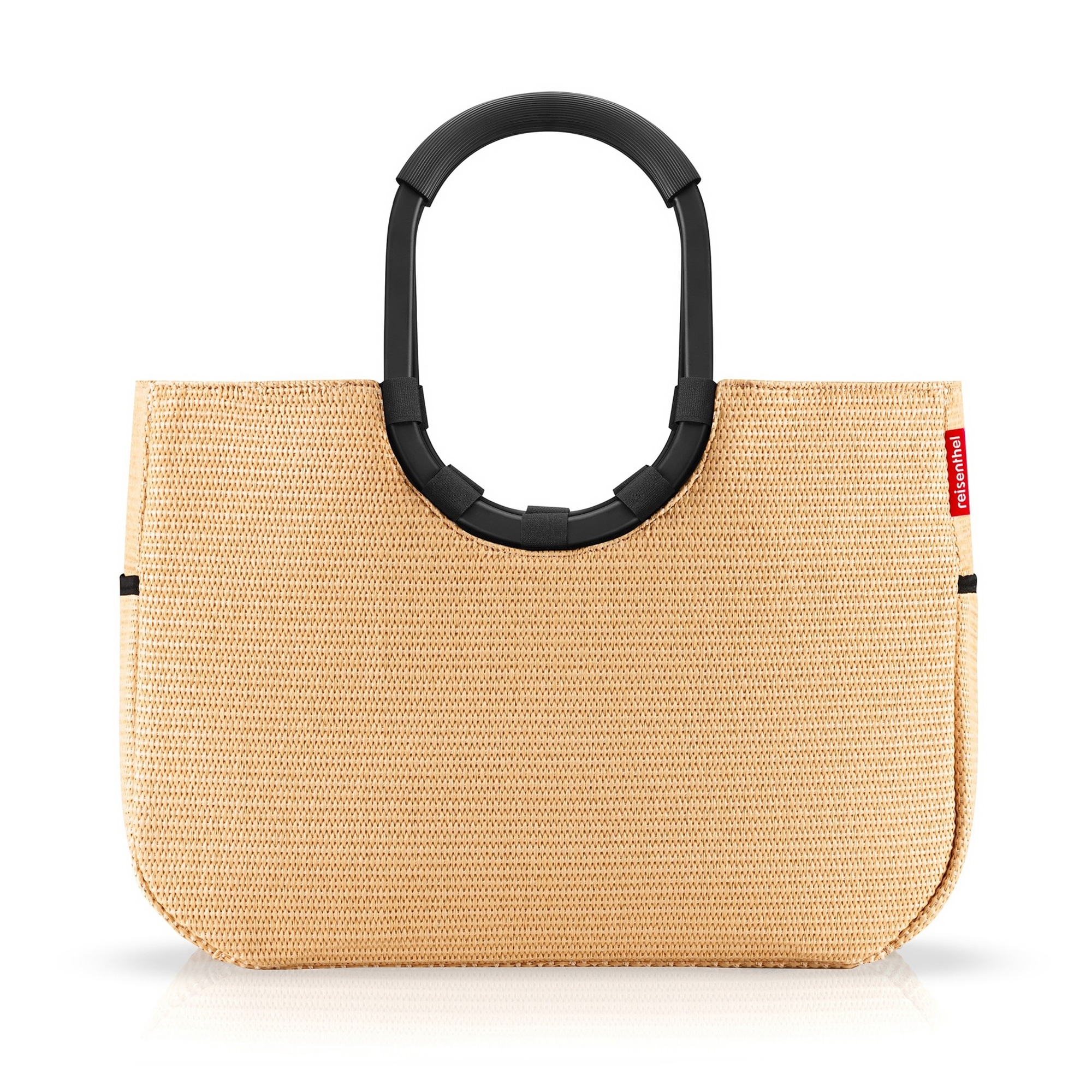 reisenthel - loopshopper L - frame raffia black reisenthel - loopshopper L - frame raffia black