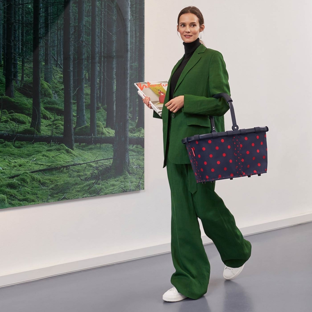 reisenthel - carrybag - frame mixed dots red reisenthel - carrybag - frame mixed dots red