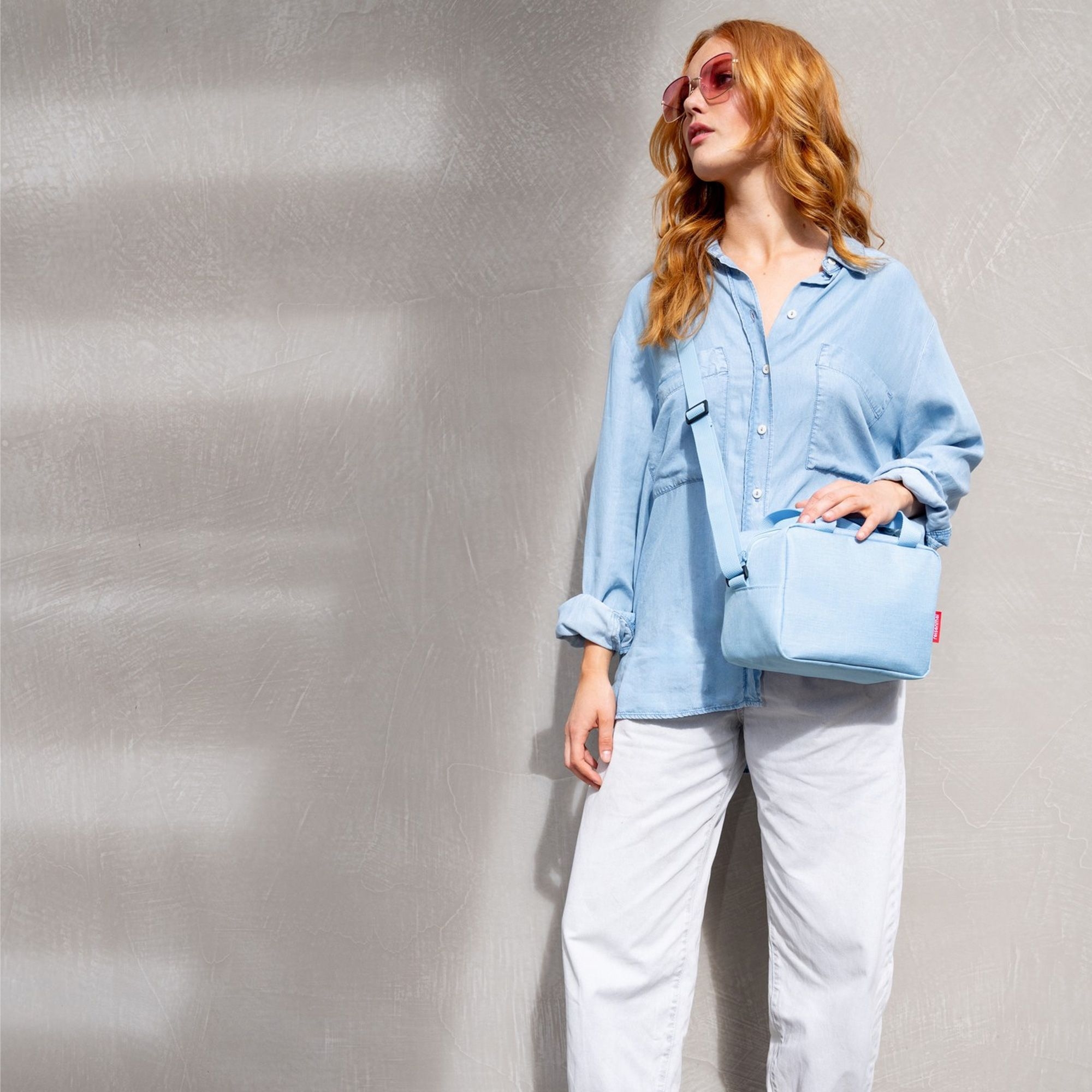 reisenthel - coolerbag to-go - twist powder blue