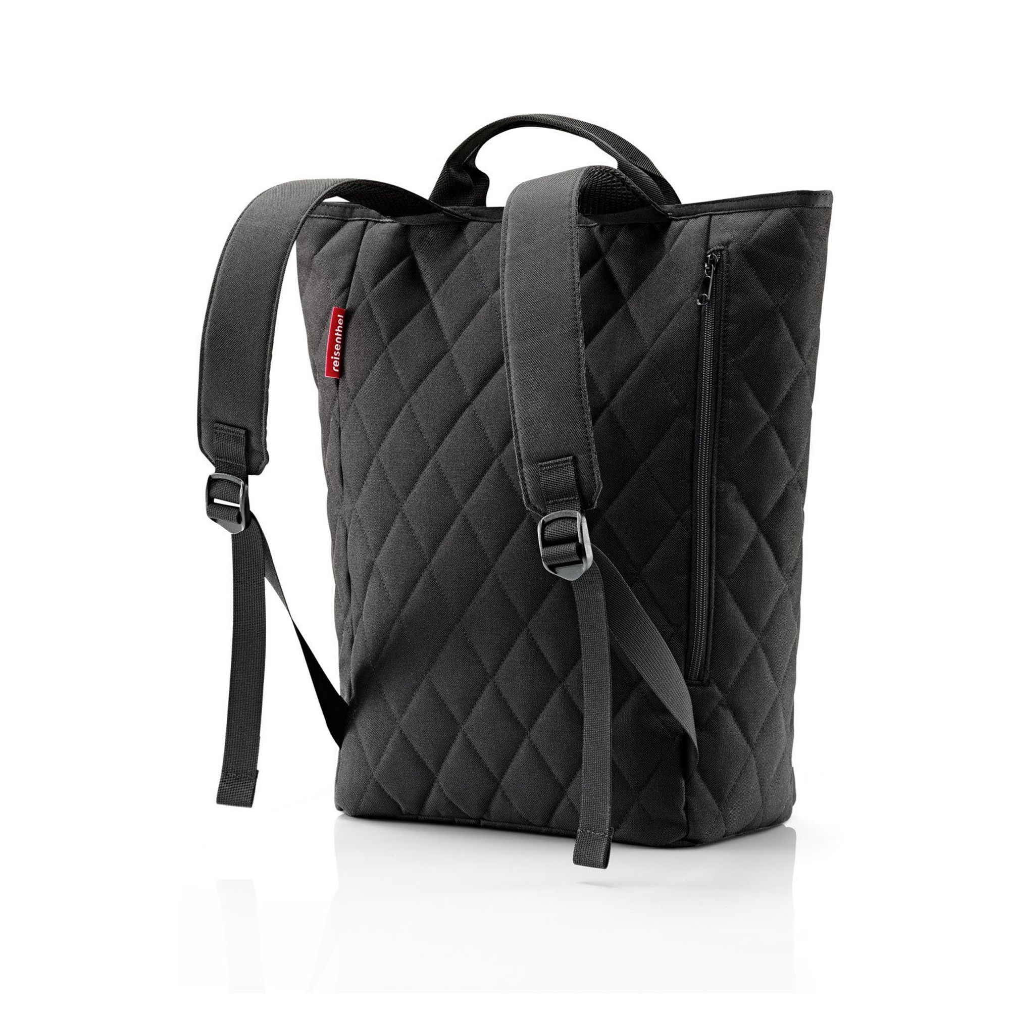 reisenthel - shopper backpack -  rhombus black