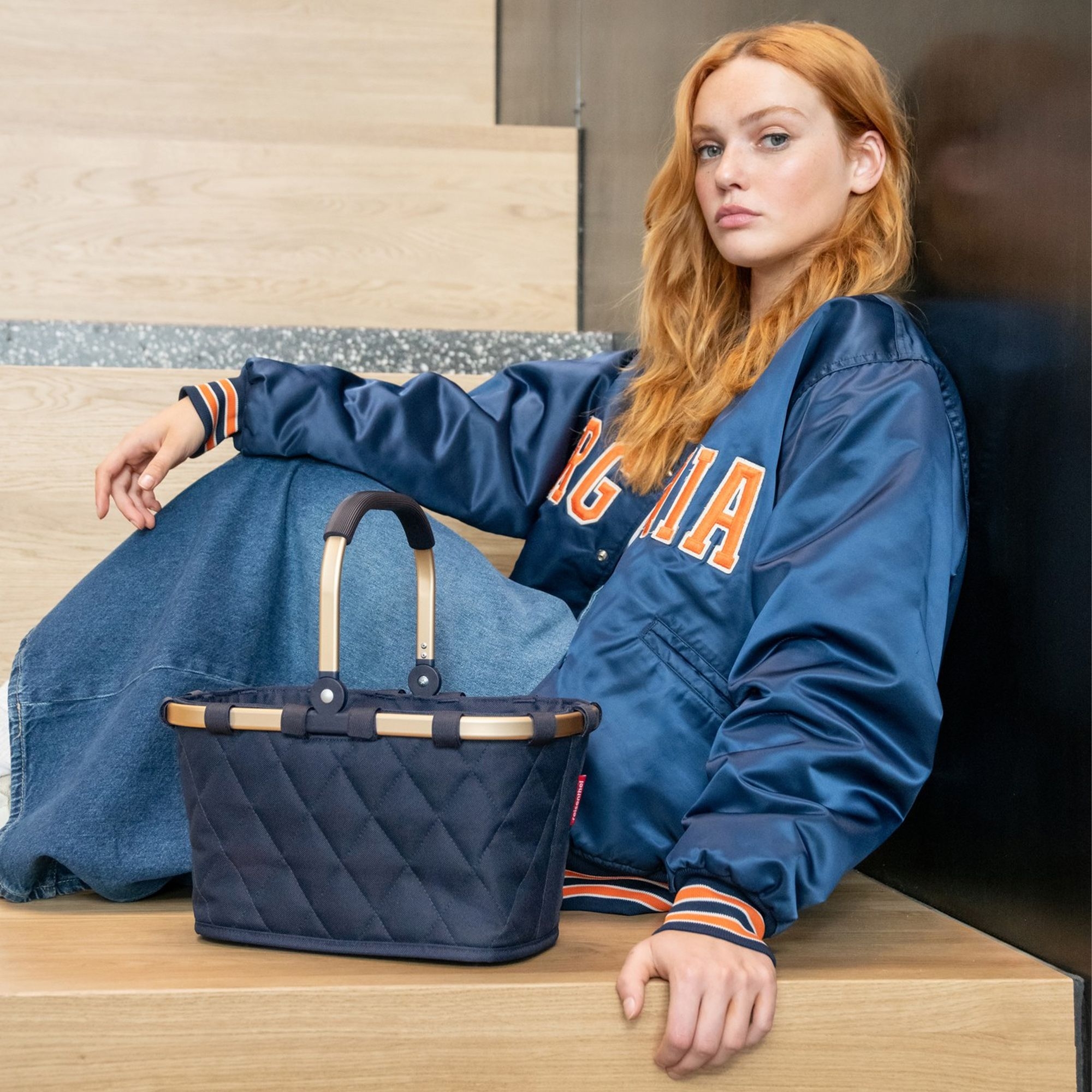 reisenthel - carrybag XS -  frame rohmbus midnigt gold reisenthel - carrybag XS -  frame rohmbus midnigt gold