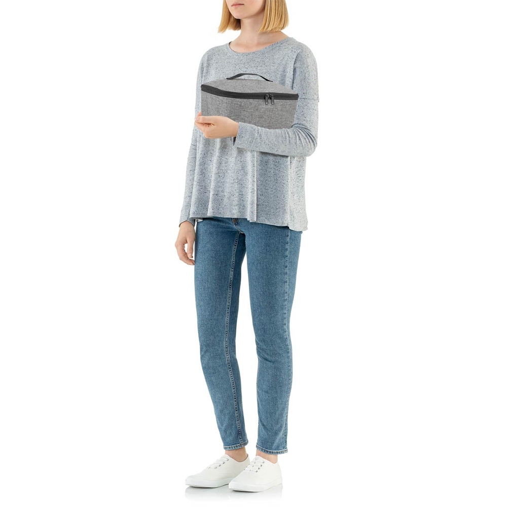 reisenthel - coolerbag M pocket - twist silver reisenthel - coolerbag M pocket - twist silver