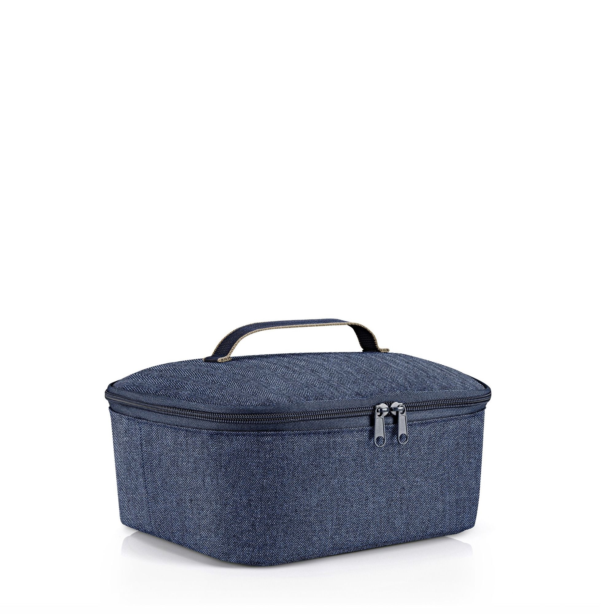 reisenthel - coolerbag M pocket - herringbone dark blue