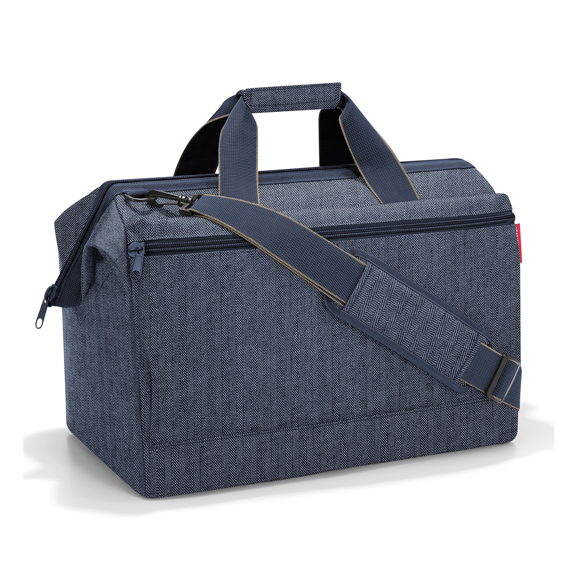 reisenthel - allrounder L pocket - herringbone dark blue reisenthel - allrounder L pocket - herringbone dark blue