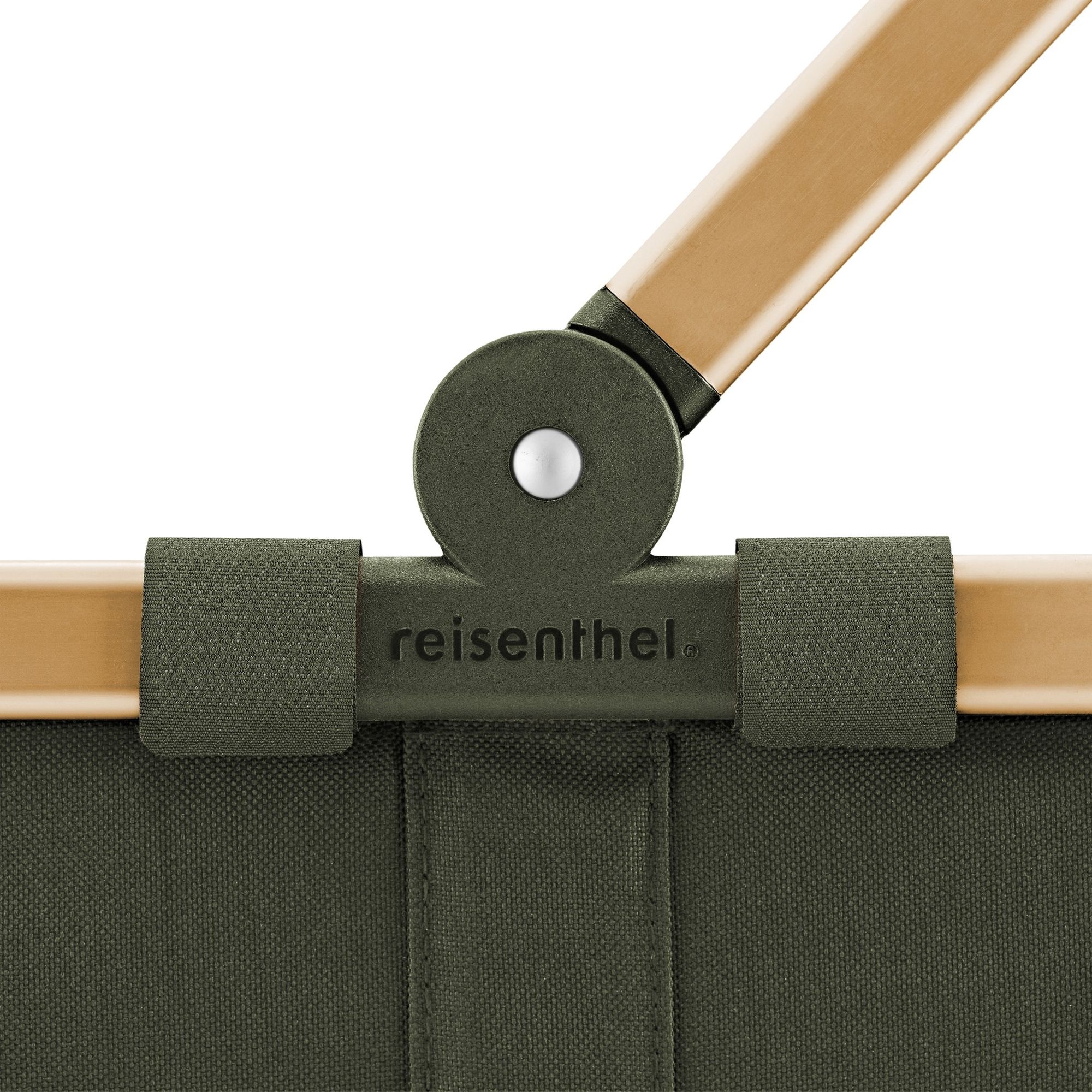 handle joint detail reisenthel olive shopping basket