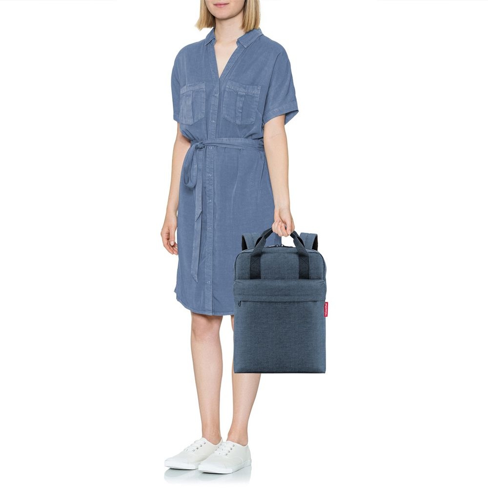 reisenthel - allday backpack m - twist blue reisenthel - allday backpack m - twist blue