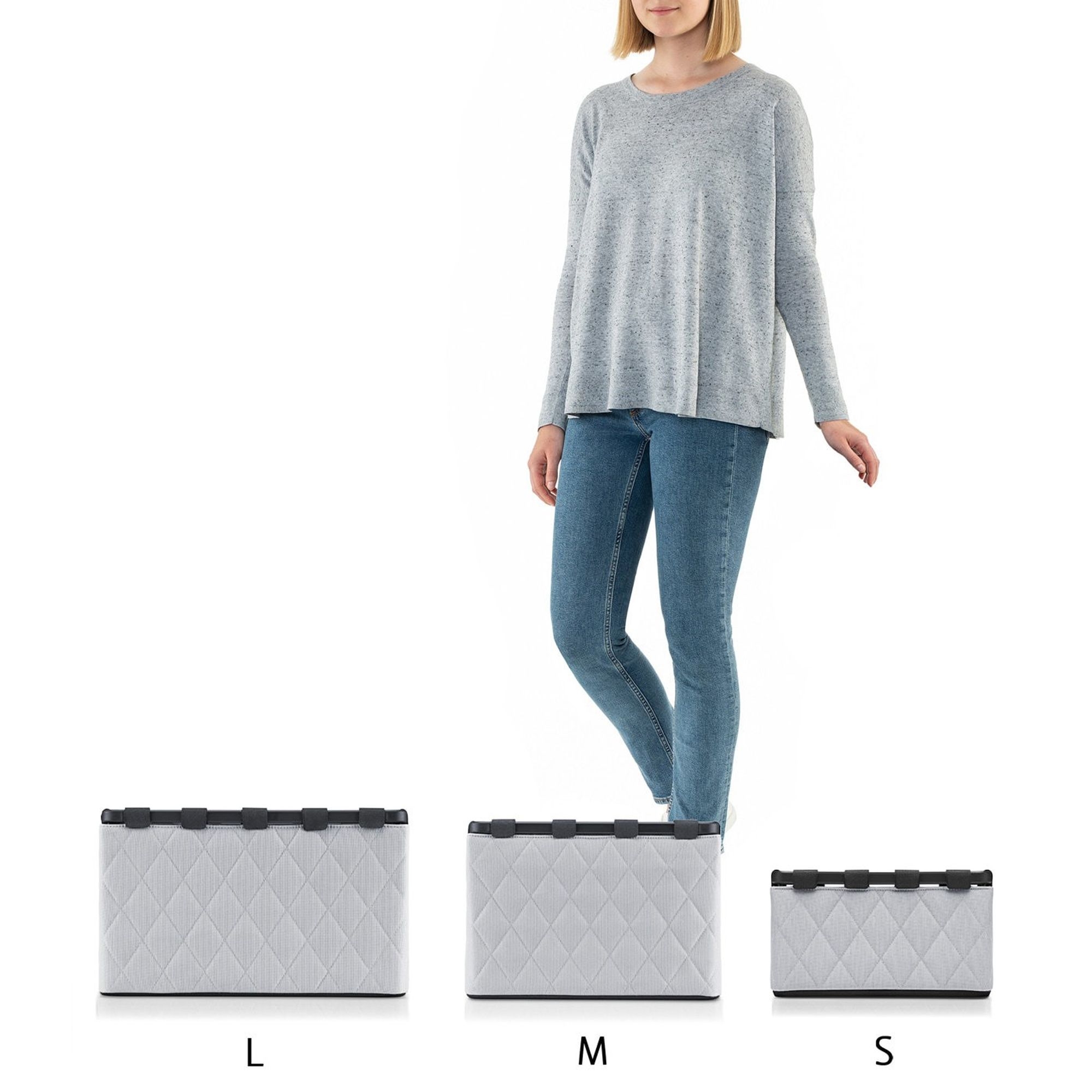 reisenthel - framebox L - frame rhombus light grey reisenthel - framebox L - frame rhombus light grey
