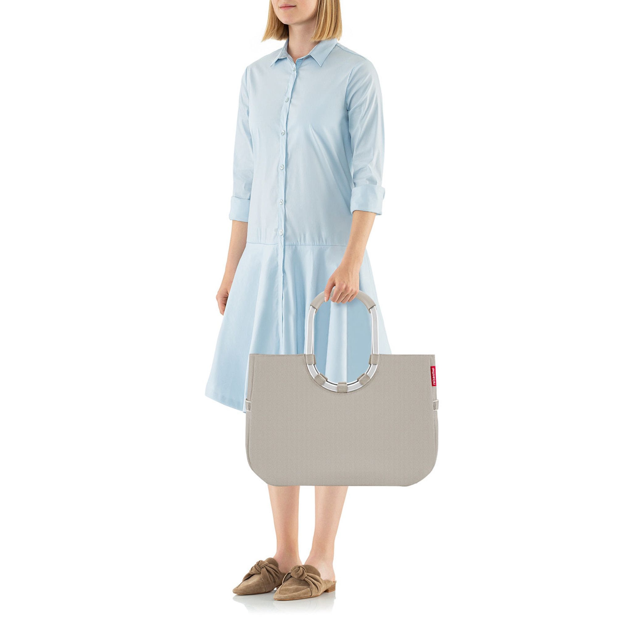 reisenthel - loopshopper L - herringbone sand reisenthel - loopshopper L - herringbone sand