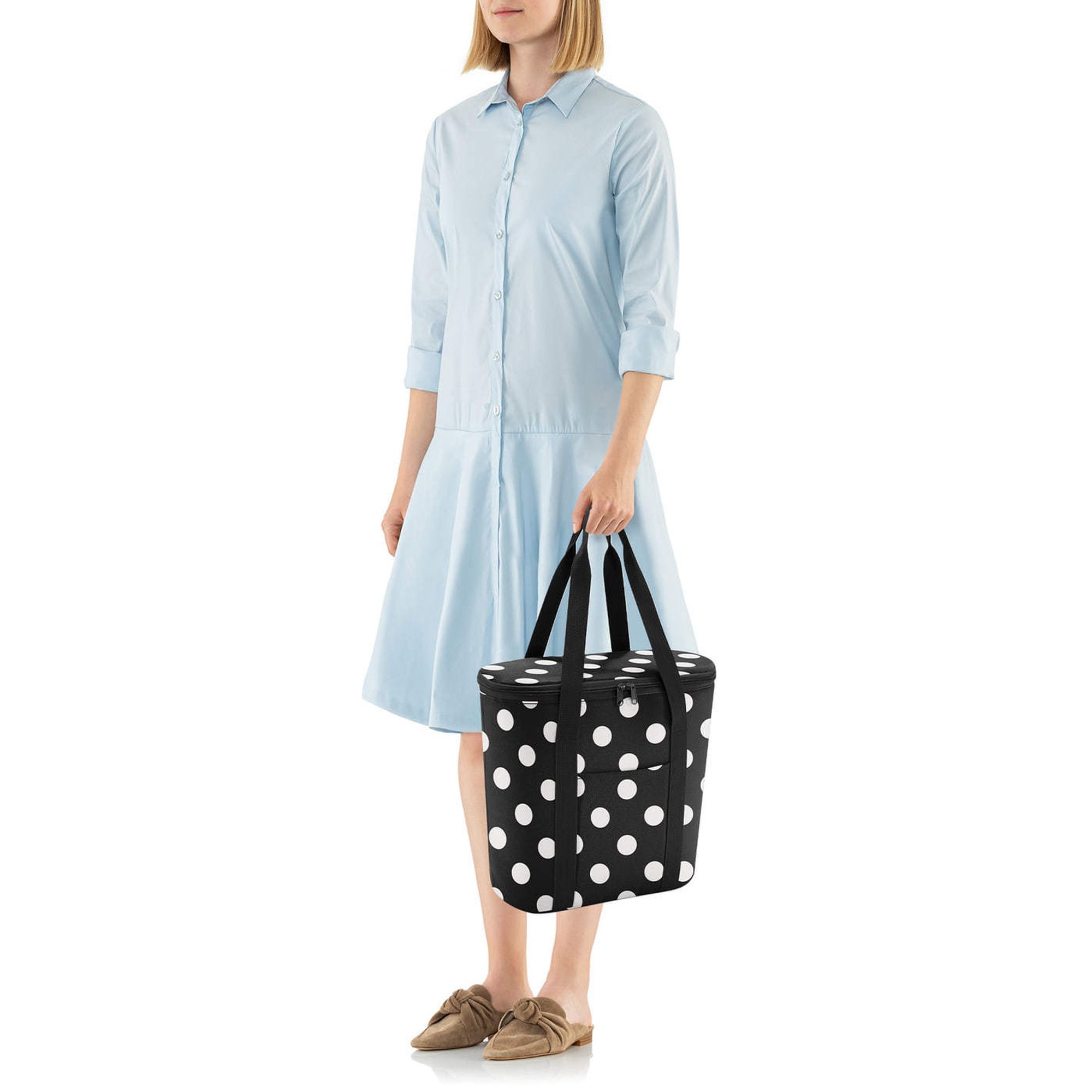reisenthel - thermoshopper - dots white reisenthel - thermoshopper - dots white