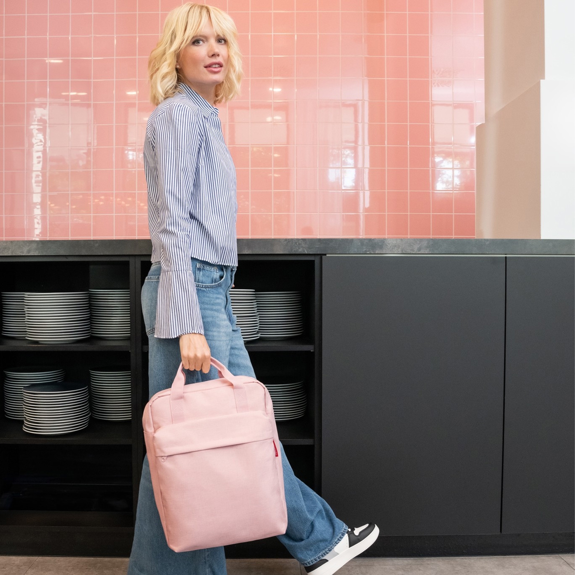 reisenthel - allday backpack m - twist blush